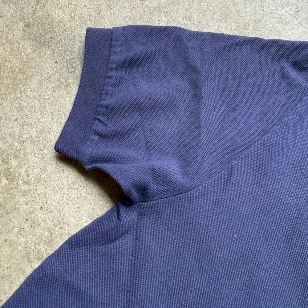 Vintage Polo Ralph Lauren Golf Mens Navy Short Sleeve Pocket Polo Shirt
